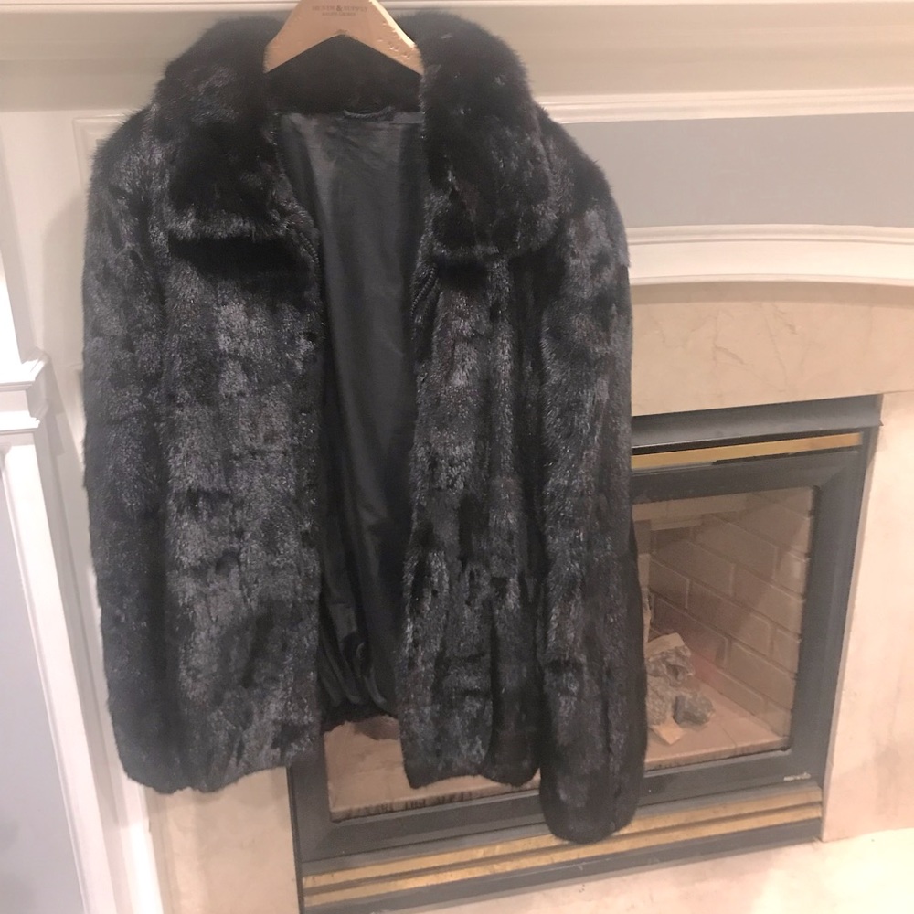 Beautiful XL Men’s / Unisex Ranch Mink Bomber